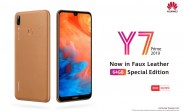 Huawei Y7 Prime (2019) faux leather limited edition launched