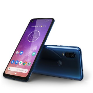 Motorola One Vision in Blue and Bronze