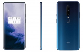OnePlus 7 Pro in Nebula Blue and Mirror Grey showcased in leaked press renders