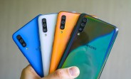Samsung pushes first software update for the Galaxy A70
