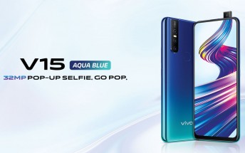 vivo V15 Aqua Blue variant and V15 Pro with 8GB RAM launched in India