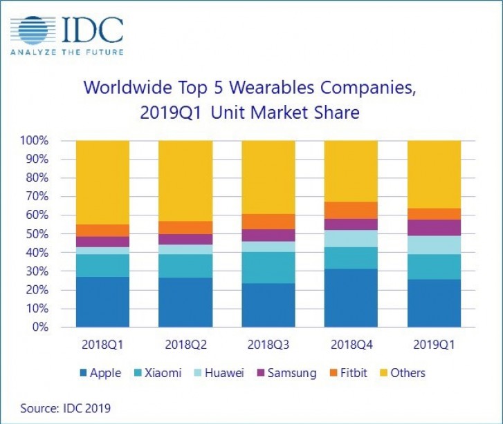 Fitbit market share store 2019