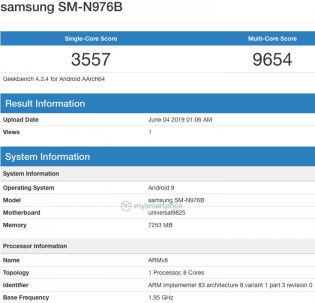 Samsung Galaxy Note10 Snapdragon 855 and Exynos 9825 variants