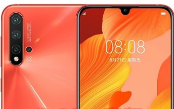 Huawei nova 5 Pro images show off quad camera and a waterdrop notch display