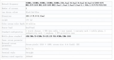 Huawei nova 5i TENAA specs