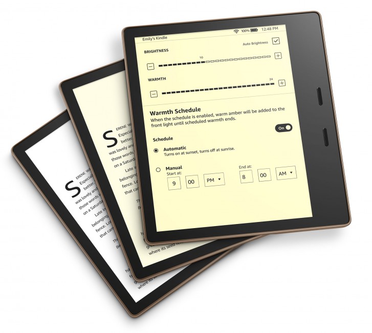 Amazon launches new Kindle Oasis with adjustable color tone display ...