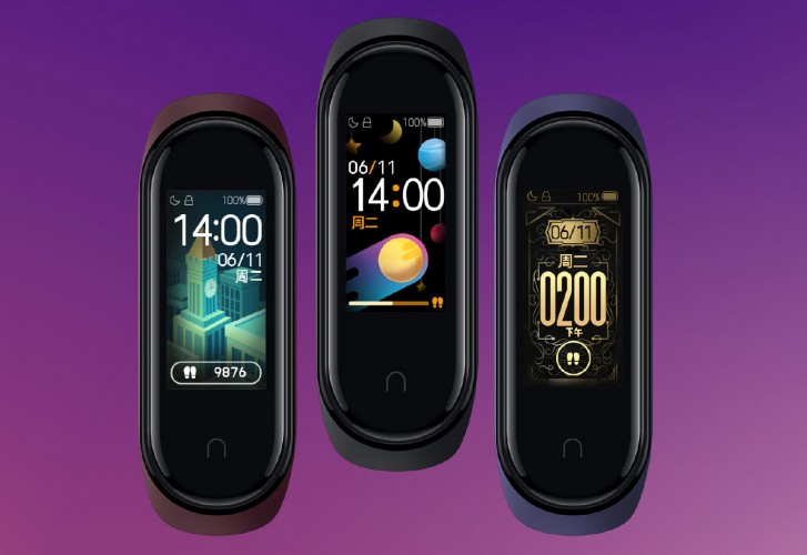 display of mi band 4