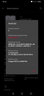 OnePlus 7 OxygenOS 9.5.4