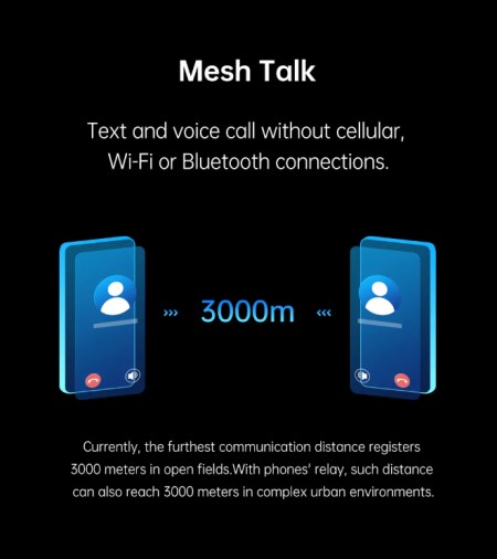 Oppo MeshTalk can make calls and send texts with no carrier or Internet connection