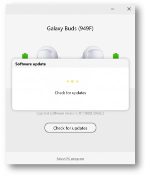 Samsung galaxy discount buds manager windows