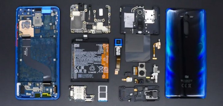Disassembly video of Xiaomi Mi 9T shows off pop-up camera, in-display FP reader - GSMArena.com news