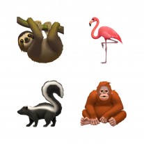 New animal, food and clothing emoji