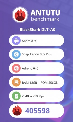 Black Shark 2 Pro appears in a live image, visits AnTuTu with Snapdragon 855+