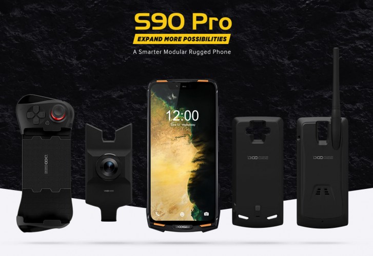 Doogee S90 Pro announced with Helio P70, 5050 mAh battery and rugged-modular design