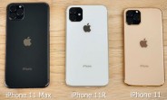 Dummy iPhone 11 trio compared in a video