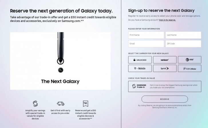 Samsung launches Galaxy Note10 reservations, offering up to $600 trade-in discount