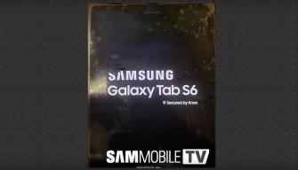 Galaxy Tab S6 ด้านหน้าและด้านหลัง