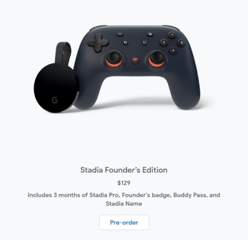 Google Stadia FAQ updated with details about device and controller support, Founder’s edition fulfillment 