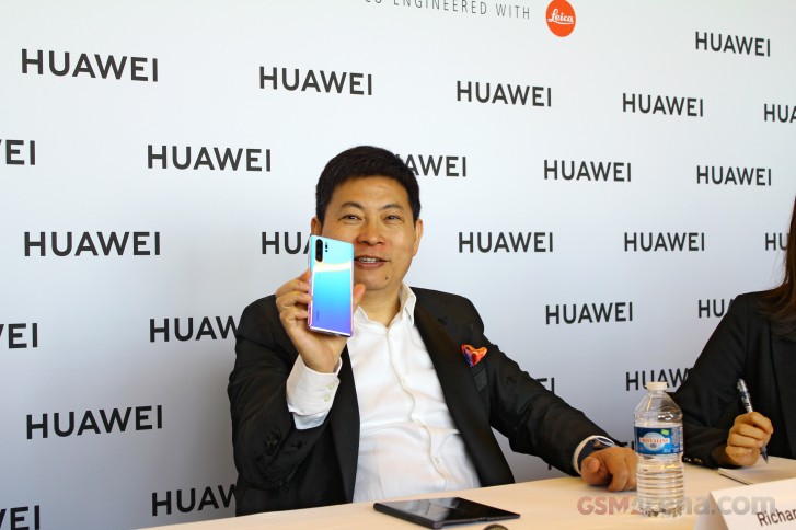 Huawei Mate X spotted in hands of Huawei CEO