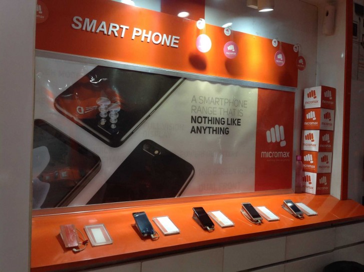 An offline store of Micromax in Delhi