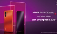 Huawei P30 and P30 Pro earn Best Smartphone 2019 award at MWC Shanghai