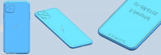 iPhone XI and iPhone XI Max CAD renders