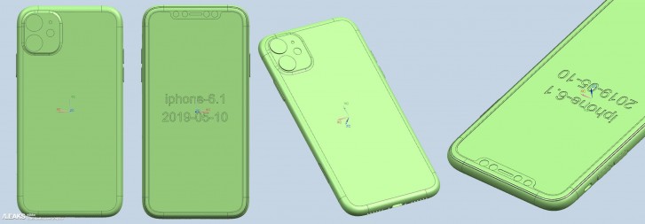 2019 iPhone family CAD renders surface