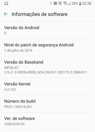 lg v30 android 9 update