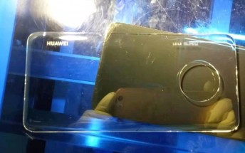 Alleged back glass for Huawei Mate 30 Pro leaks, shows huge circular camera cutout