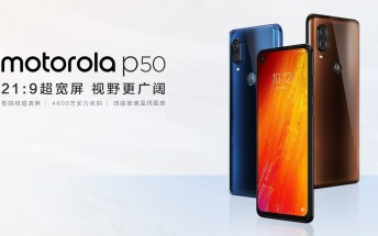 Motorola P50 goes on sale in China