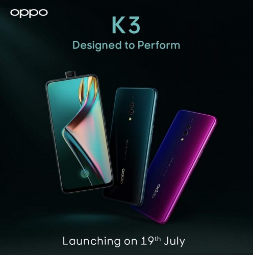 Oppo K3 India launch date revealed