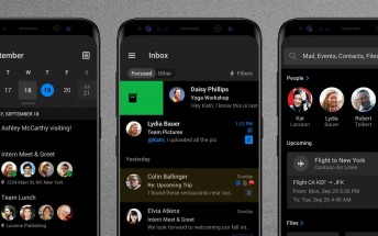 Here's Outlook's new dark mode for Android and iOS