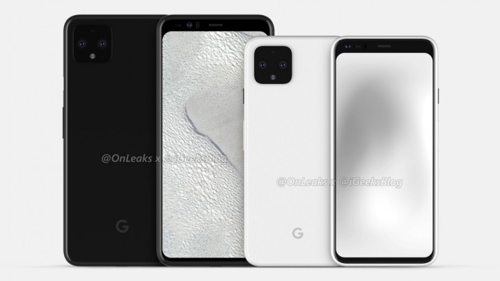 Google PIxel 4 pictured in new renders, screen protectors confirm the design