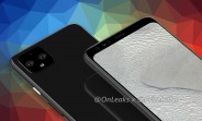 Google Pixel 4 XL renders show a classic top bezel, no notch or punch hole