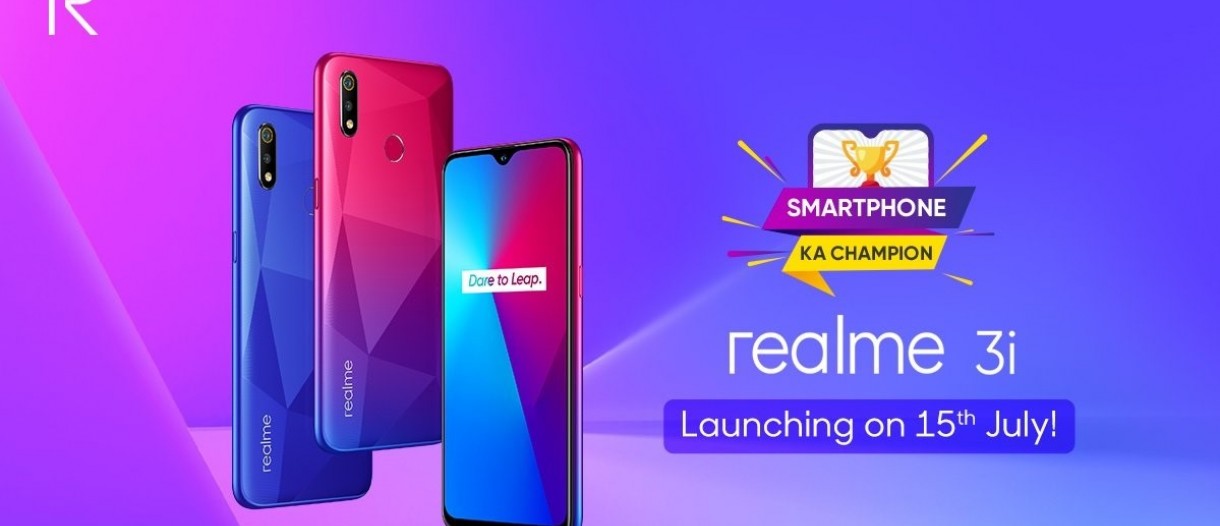 realme 3i release date