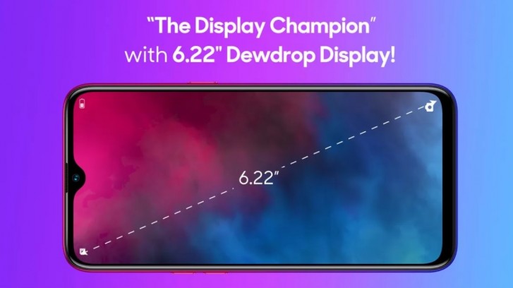 Realme 3i to feature a 6.22'' display
