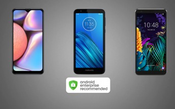 Samsung Galaxy A10s, Moto E6 and LG X2 (2019) appear on Android Enterprise Directory
