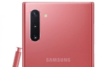 Rose Galaxy Note10 appears in renders ahead of announcement