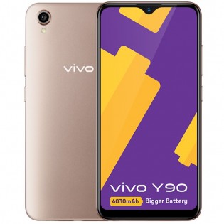 vivo Y90 in Gold color