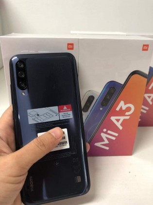 Xiaomi Mi A3 with its retail box