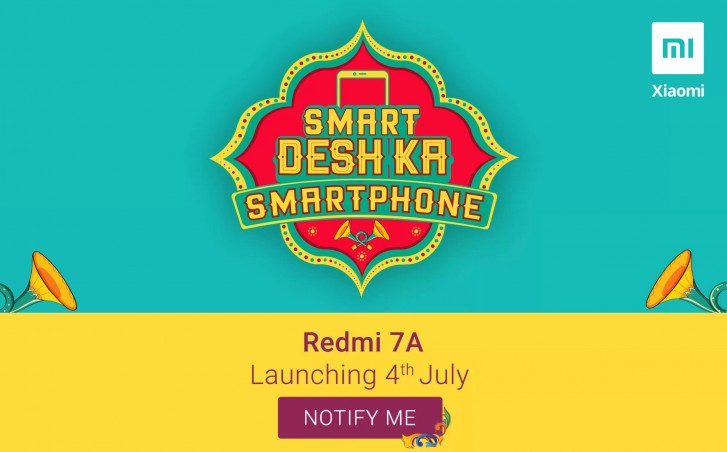 Xiaomi Redmi 7A will launch on Flipkart India on July 4, Xiaomi teases upgrade