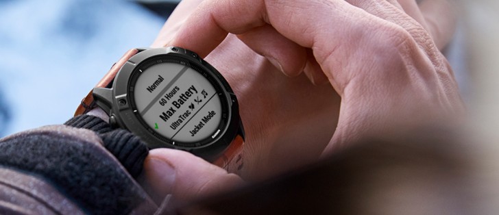 Jeg er stolt dødbringende mock Garmin unveils Fenix 6X Pro Solar, its first (partially) solar-powered  smartwatch - GSMArena.com news