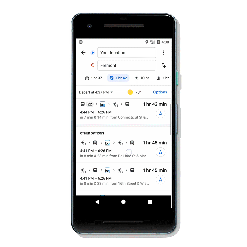 Google pairs ride-sharing and transit directions in Maps