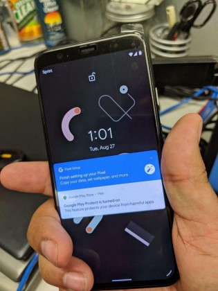 Leaked images of the Google Pixel 4