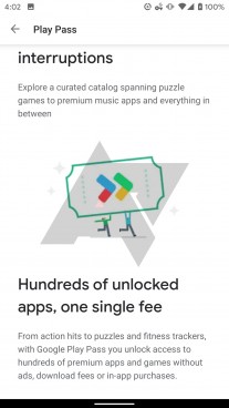 Google Play Pass premium apps and games subscription service