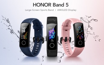 Honor Band 5 launched in India with AMOLED display and heart rate monitor