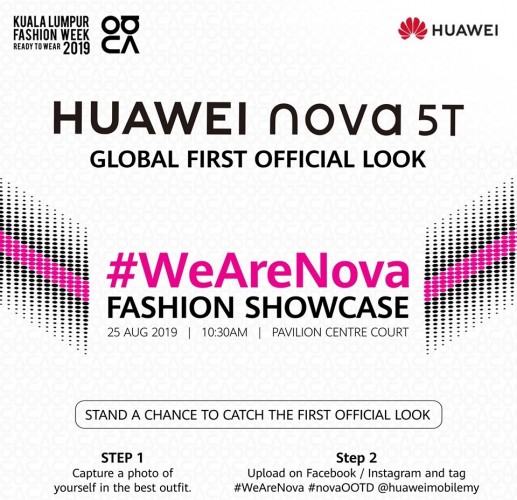 Huawei nova 5T to go official on August 25