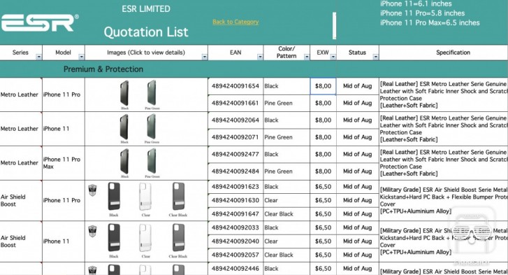 Apple iPhone 11, 11 Pro and 11 Pro Max