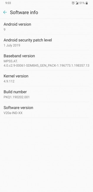 LG V40 ThinQ Android Pie update