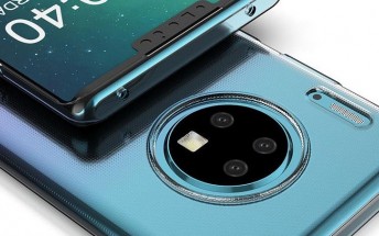 Case maker depicts the Huawei Mate 30 Pro with circular camera module
